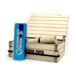 OLD SCHOOL PAPER NATURAL ROLLO  R44 METÁLICO